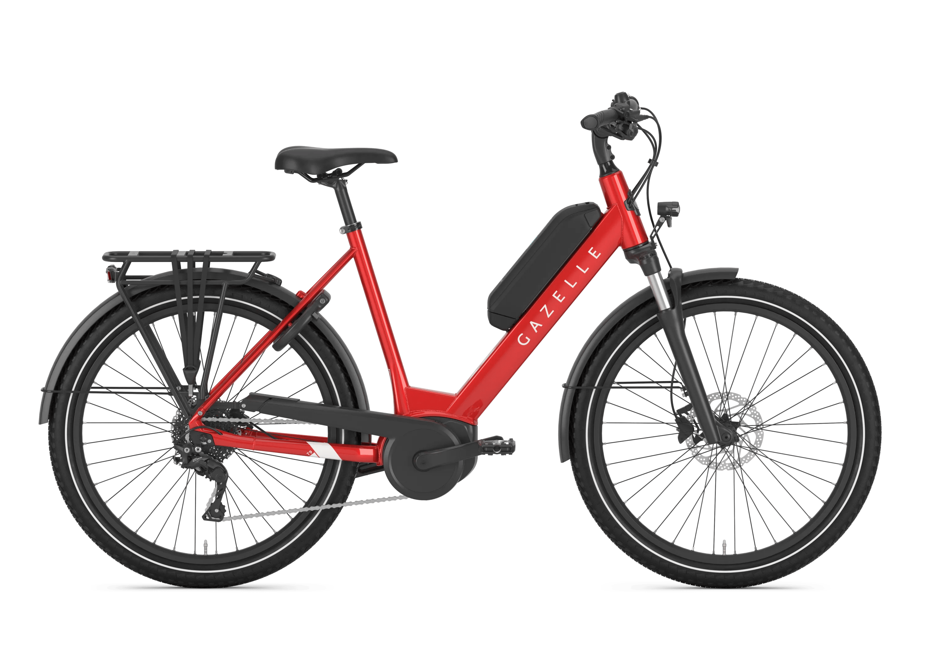 gazelle electric bicycles Easyflow Bosch Smart System Performance Line motor with 75 Nm torque for powerful and efficient riding up to 25 km/h Gazelle Ultimate C8 Step-Thru E-Bike,