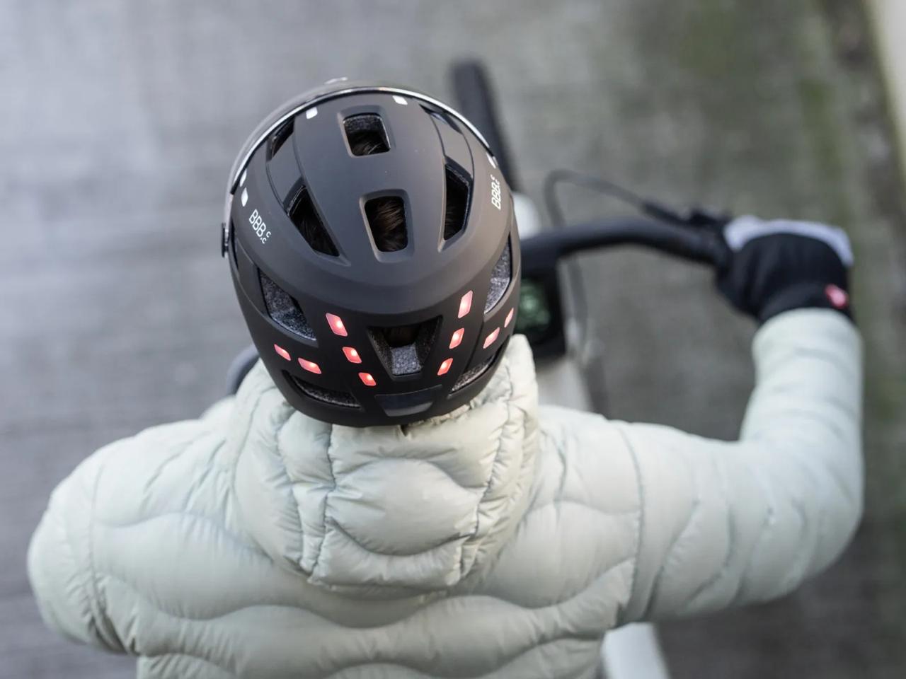 District Led E-bike Helm